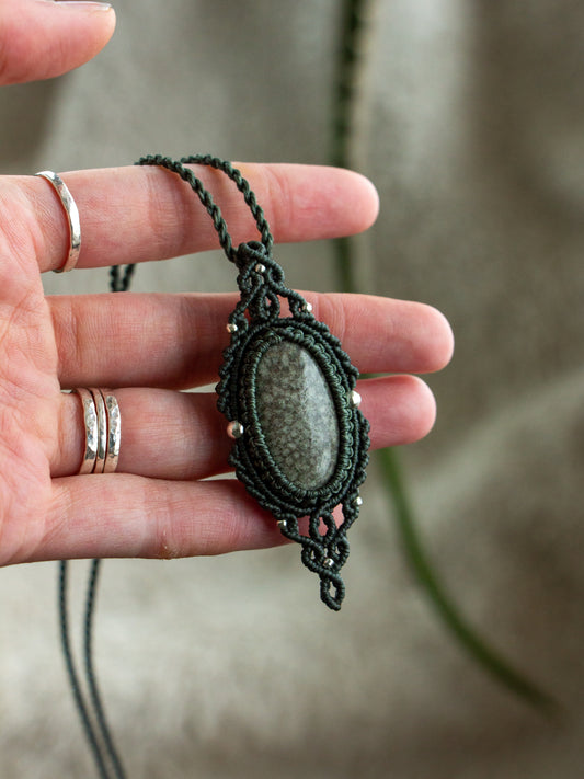 Coral Fossil necklace