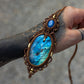 Labradorite & Kyanite necklace