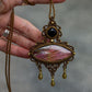 Labradorite & Onyx necklace
