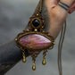 Labradorite & Onyx necklace