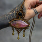 Labradorite & Onyx necklace
