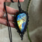 Labradorite macrame necklace