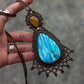 Labradorite & Tiger's Eye necklace