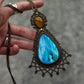 Labradorite & Tiger's Eye necklace