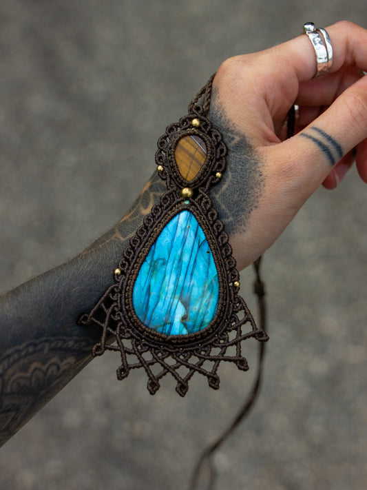 Labradorite & Tiger's Eye necklace