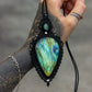 Labradorite & Monarch Opal necklace