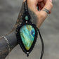 Labradorite & Monarch Opal necklace