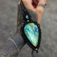 Labradorite & Monarch Opal necklace