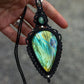 Labradorite & Monarch Opal necklace