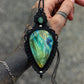 Labradorite & Monarch Opal necklace