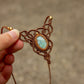 Larimar macrame necklace