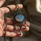 Opalite macrame necklace