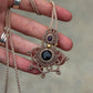 Onyx & Amethyst necklace