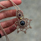 Onyx & Amethyst necklace