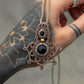 Onyx & Amethyst necklace