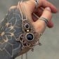 Onyx & Amethyst necklace