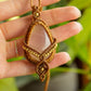 Bogota • Rose Quartz macrame necklace