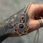 Onyx & Amethyst necklace