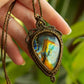Bangalore • Labradorite macrame necklace