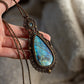 Moss Agate & Labradorite macrame necklace