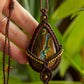 Cairo • Labradorite macrame necklace