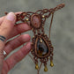 Montana Agate & Sunstone necklace