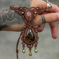 Montana Agate & Sunstone necklace