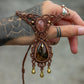 Montana Agate & Sunstone necklace