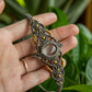 Clear Quartz macrame bracelet