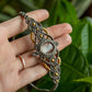 Clear Quartz macrame bracelet