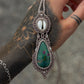 Ruby in Zoisite & cowrie shell necklace