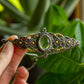 Clear Quartz macrame bracelet