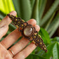 Rose Quartz macrame bracelet