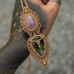 Prehnite & Rose Quartz necklace