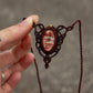 Crazy Lace Agate macrame necklace