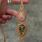 Prehnite & Rose Quartz necklace