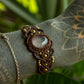 Rose Quartz macrame bracelet