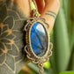 Hoi An • Labradorite macrame necklace