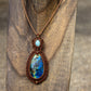 Larimar & Labradorite macrame necklace