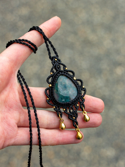 Moss Agate necklace