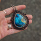 Labradorite macrame necklace