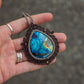 Labradorite macrame necklace
