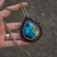 Labradorite macrame necklace