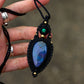 Labradorite & Malachite necklace