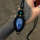 Labradorite & Malachite necklace