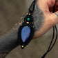 Labradorite & Malachite necklace