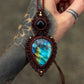 Labradorite & Onyx necklace