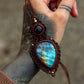 Labradorite & Onyx necklace