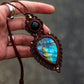 Labradorite & Onyx necklace