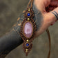 Rose Quartz & Lapis Lazuli necklace